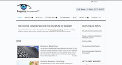 Desktop Screenshot of inquiryinternational.com