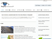 Tablet Screenshot of inquiryinternational.com